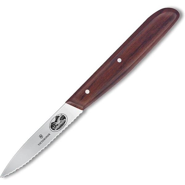 Victorinox Wooden Handle  Paring Knife Serrated Edge 8cm