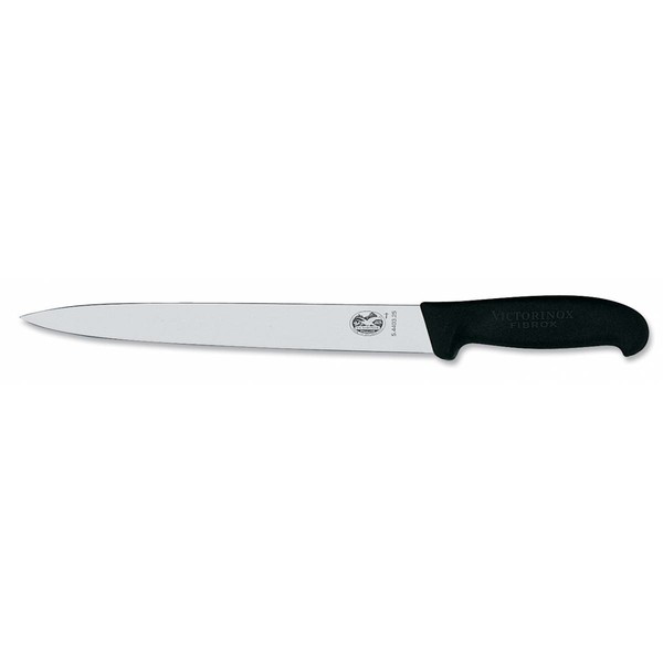 Victorinox Fibrox Handle Carving Knife Plain Pointed 25cm