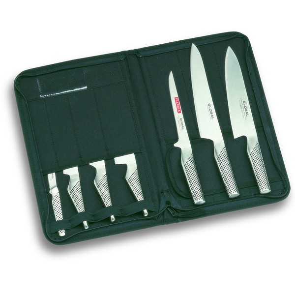 Global Knife Case Containing G2 G3 G21 GS3 GS5 GS11 & GSF15