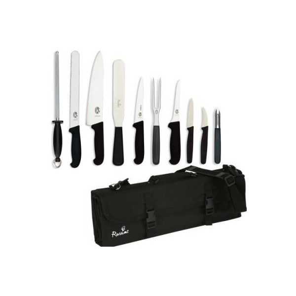 Knife Set Victorinox Large With 25cm Cooks Knife In KC210 Case