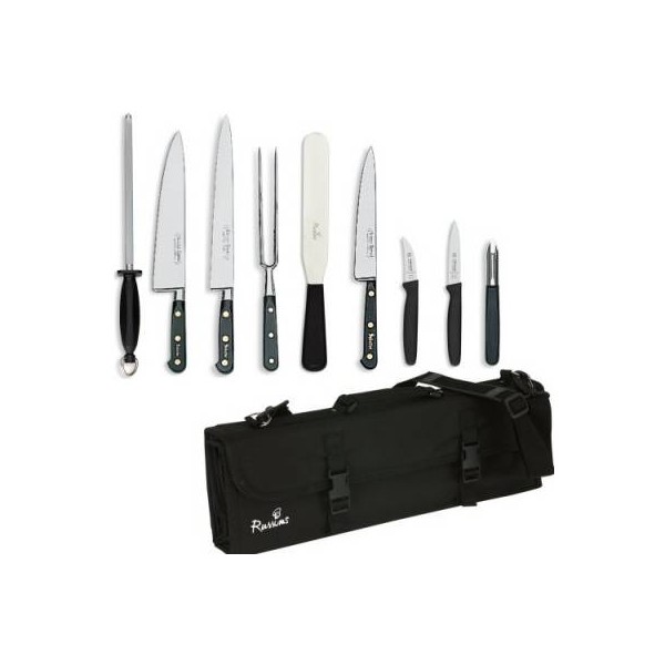 Knife Set Sabatier Large With 20cm Cooks Knife In KC210 Case