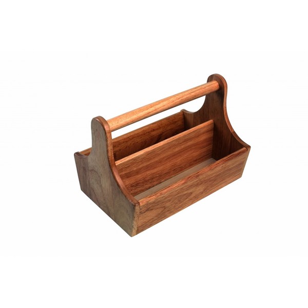 Acacia Table Tidy 250mm X 179mm X 80mm