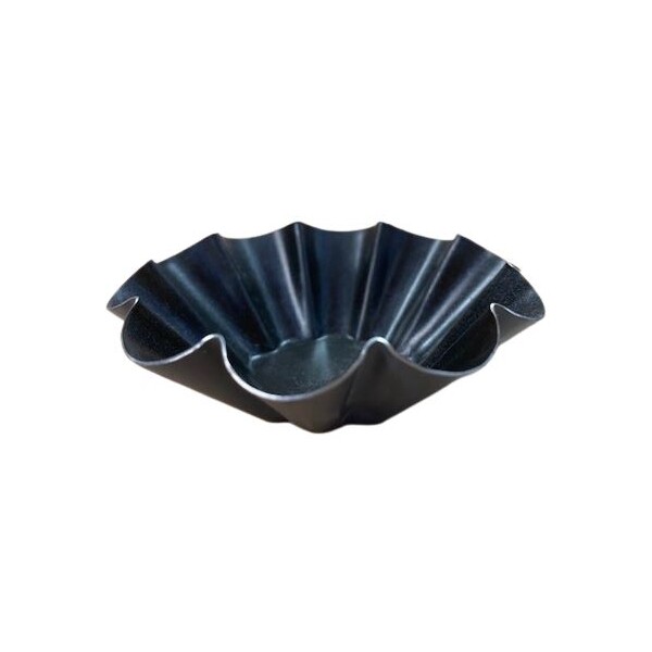 Tin Brioche Non-Stick 10 Flutes 90mm