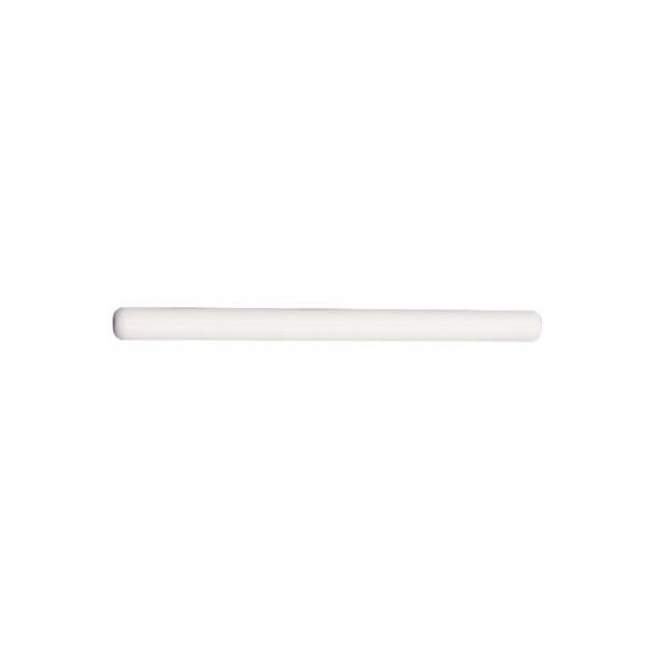 Rolling Pin White Polyethylene 60cm Long 4.5cm Dia