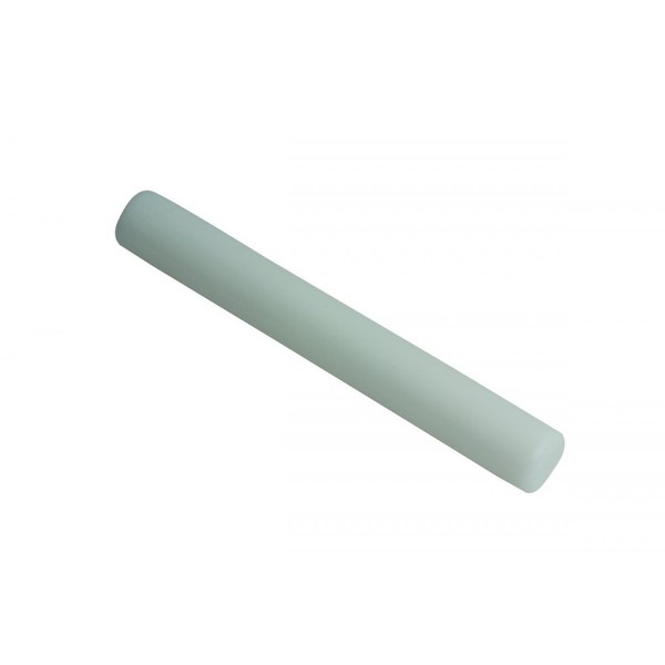 Rolling Pin White Polyethylene 46cm Long 4.5cm Dia