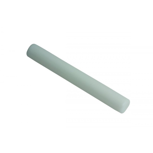 Rolling Pin White Polyethylene 36cm Long 4.5cm Dia