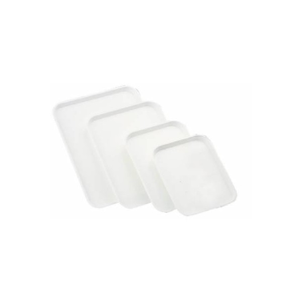 Food Display Tray White 36 X 25 X 2.5cm