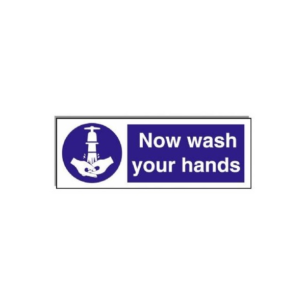 Food Hygiene Sign Now Wash Your Hands