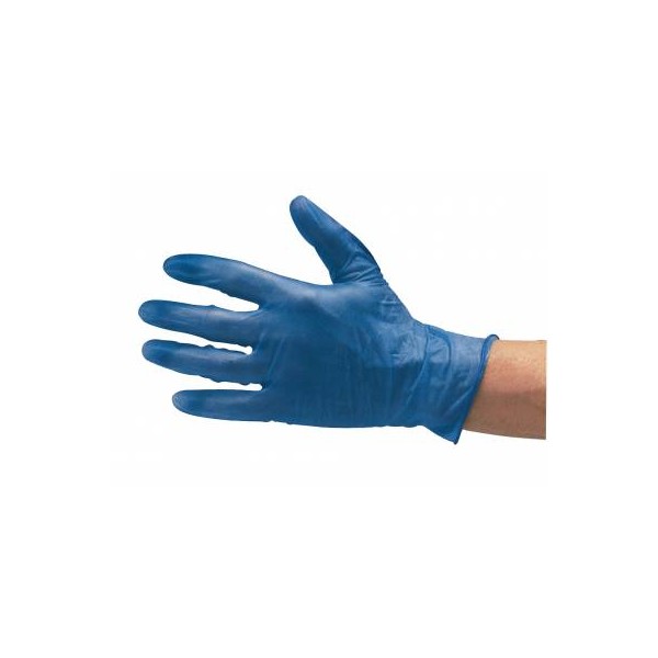 Vinyl Gloves Powder Free Blue (Box Of 100)