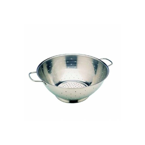 Stainless Steel Rice Colander Side Handles 28cm