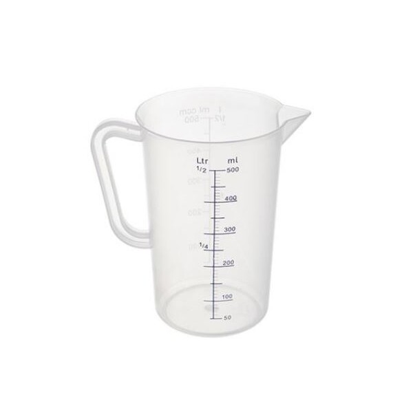 Measuring Jug Polyproplylene 0.5Ltr