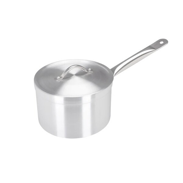 Saucepan Aluminium Medium Duty With Lid 18cm 3lt