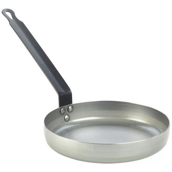 Omelette Pan Black Ironware 8" Dia