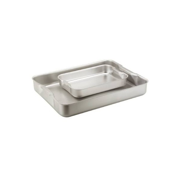 Baking Dish Aluminium With Built In Handles 61cm X 46cm X 7cm (External)