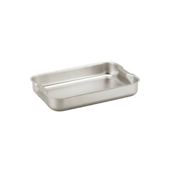 Deep Roasting Pan Aluminium With Built In Handles 61cm X 46cm X 10cm (External)