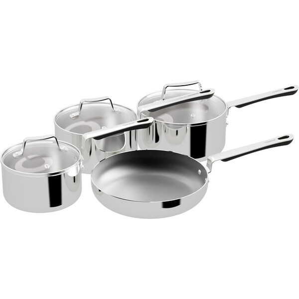 Commichef Stack Tri-Ply S/S 4 Piece Pan Set