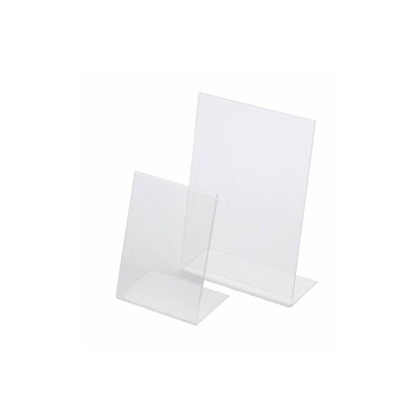 Menu Holder Perspex A4 Angled