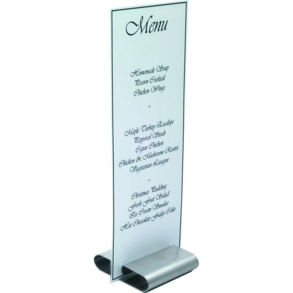 Menu Stand S/S 80mm