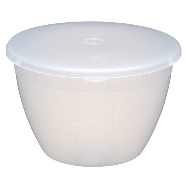 Basin Plastic With Lid 0.5 Pint