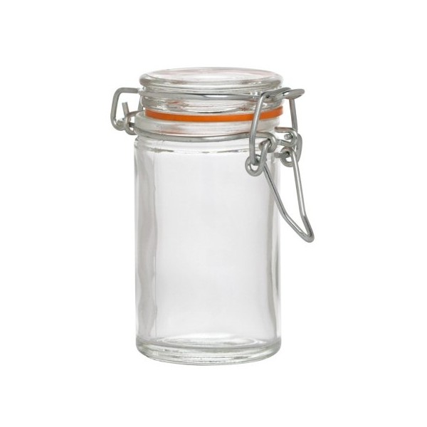 Preserve Jar Mini Glass Clip Top Round 70ml / 8.5cm Tall
