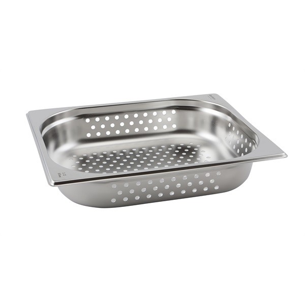 Food Pan Gastronorm S/S Perforated GN 1/2 32.5cm X 26.5cm X 6.5cm Deep
