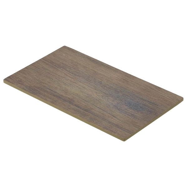Wood Effect Melamine Platter GN 1/4 26.5cm X 16cm