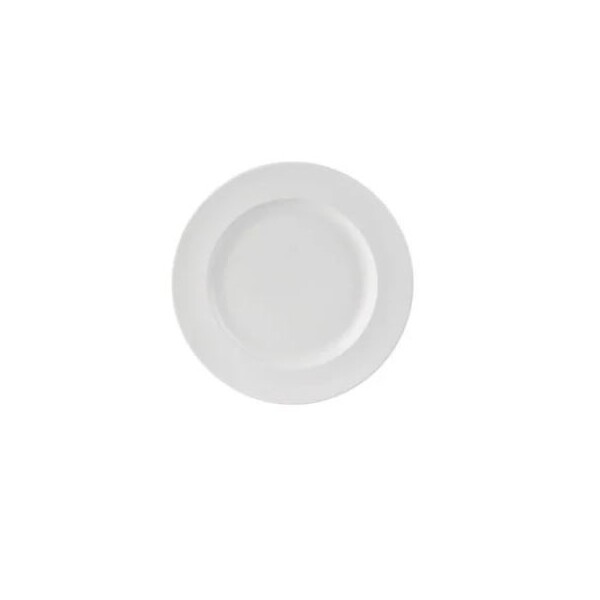 Simply White Porcelain Wide Rim Plate 16cm (Box Of 6)