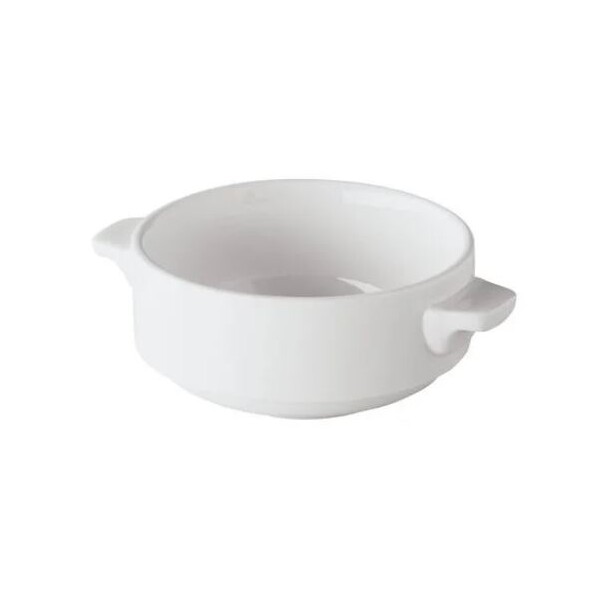 Simply White Porcelain Stacking Soup Cup 28cl / 10oz (Box Of 6)