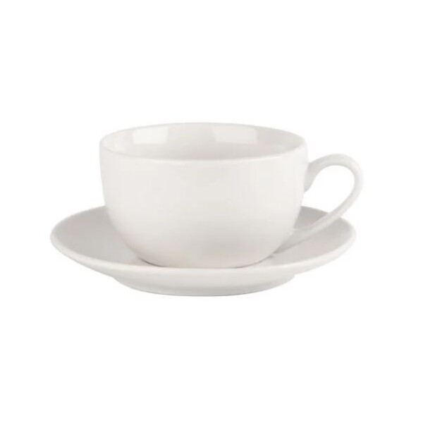 Simply White Porcelain Cappuccino Cup 23cl / 8oz (Box Of 6)