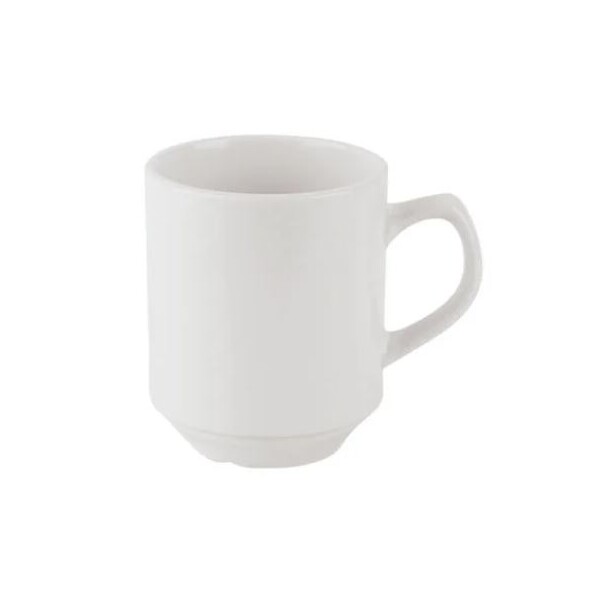 Simply White Porcelain Stacking Mug 28cl / 10oz (Box Of 6)