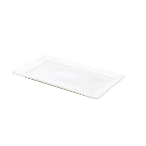 Genware Porcelain Rectangular Plate 30.5cm x 18.5cm (Box of 6)