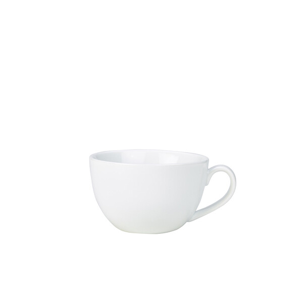 Genware Porcelain Bowl Shaped Cup 23cl / 8oz (Box Of 6)