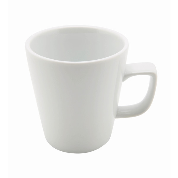 Genware Porcelain Compact Latte Mug 28.4cl / 10oz (Box of 6)