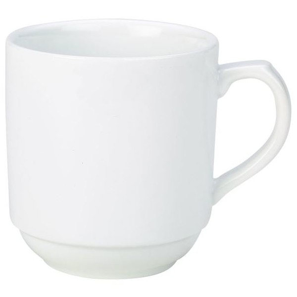 Genware Porcelain Stacking Mug 30cl / 10.5oz (Box of 6)