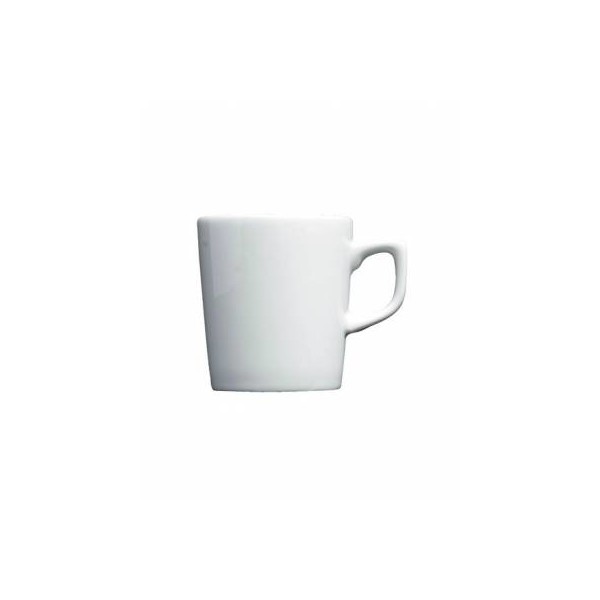 Genware Porcelain Conical Coffee Cup 22cl / 7.7oz(Box of 6)