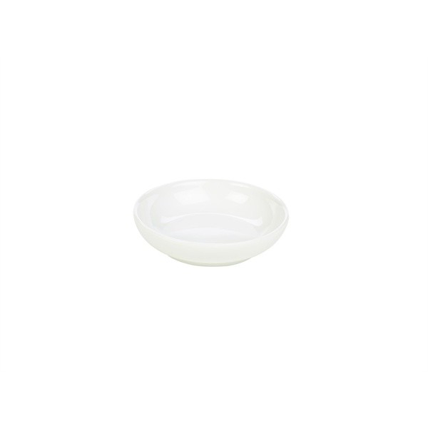 Genware Porcelain Butter Tray 10cm X 2.45cm (Box of 12)