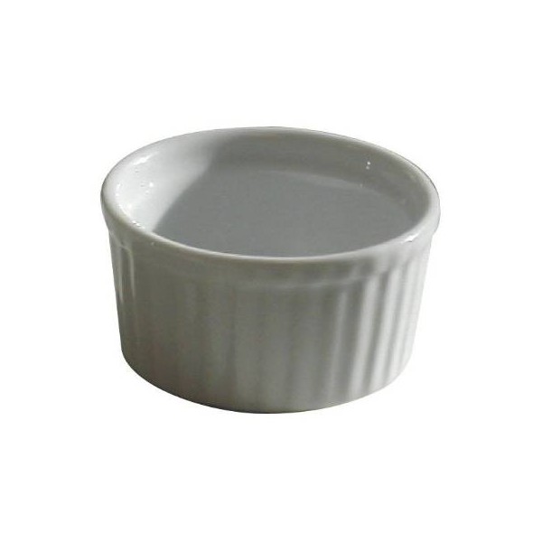 Genware Porcelain Stacking Ramekin 8cm (Box Of 12)