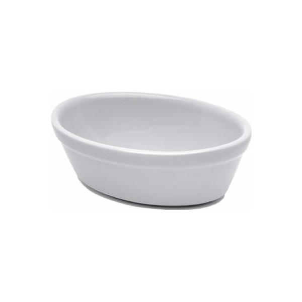 Genware Porcelain Oval Pie Dish 14cm (Box Of 12)