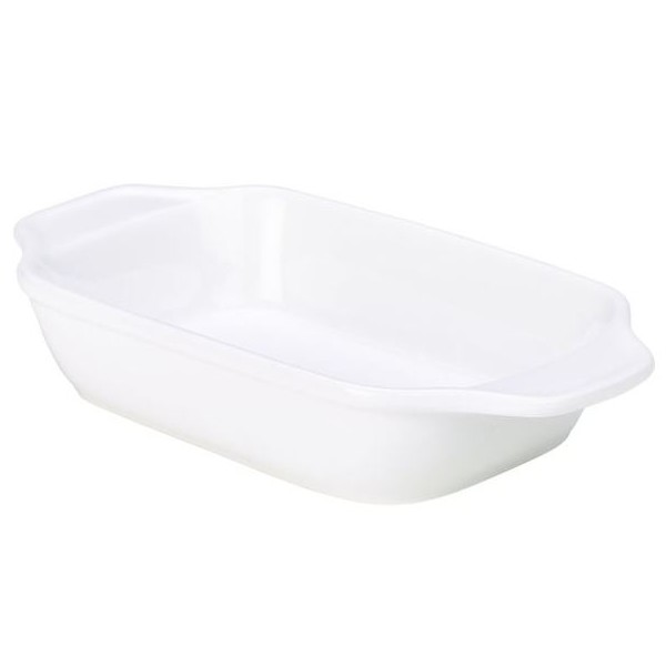 Genware Porcelain Individual Rectangular Dish 16cm X 11.5cm (Box Of 6)