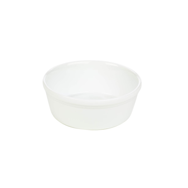 Genware Porcelain Round Pie Dish 14cm X 5.2cm (Box Of 6)