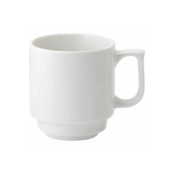 Pure White Porcelain Stacking Mug 28cl / 9.85oz (Box of 36)