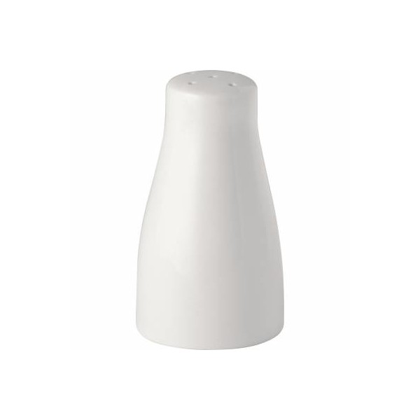 Pure White Porcelain Pepper Pourer (Box of 24)