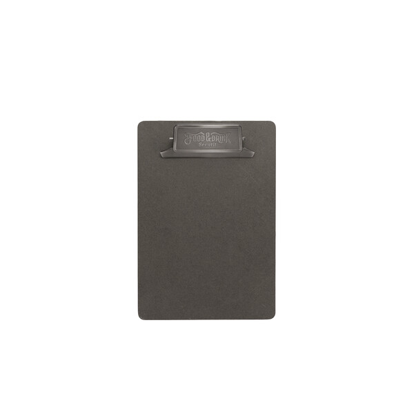 Vintage A5 Menu Clipboard With "Food & Drink" Metal Clip 24.5 X 17 X 3.5cm