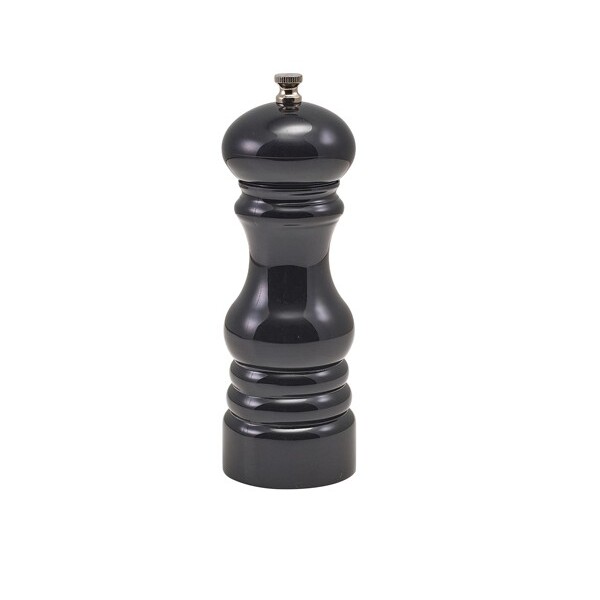 Genware Salt Or Pepper Grinder Black 17.5cm (Box Of 6)