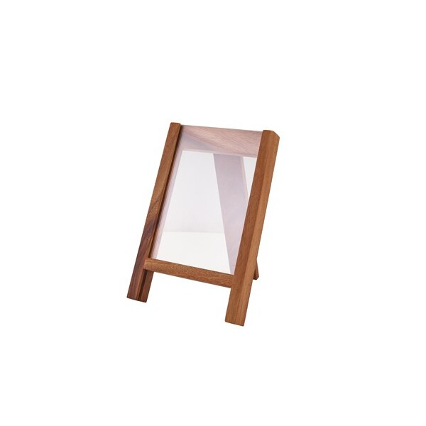 GenWare Acacia Wood A5 Menu Holder 17 X 4 X 26.5cm