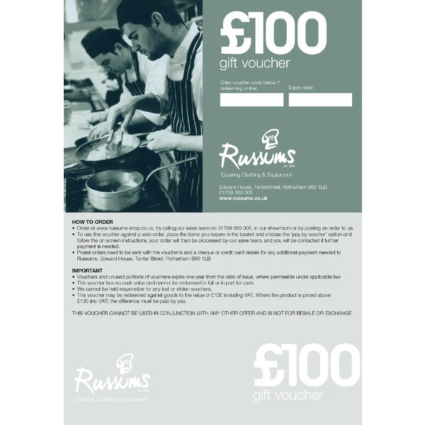 Russum Gift Voucher £100.00