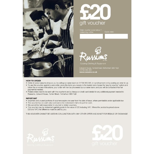 Russum Gift Voucher £20.00