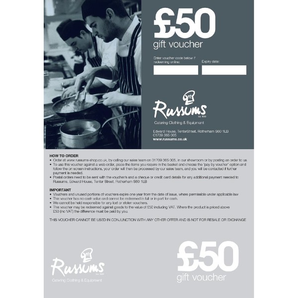 Russum Gift Voucher £50.00