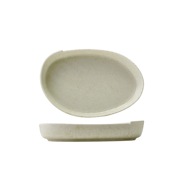 Kozo Porcelain Shiro Oval Plate 23cm (Box of 6)