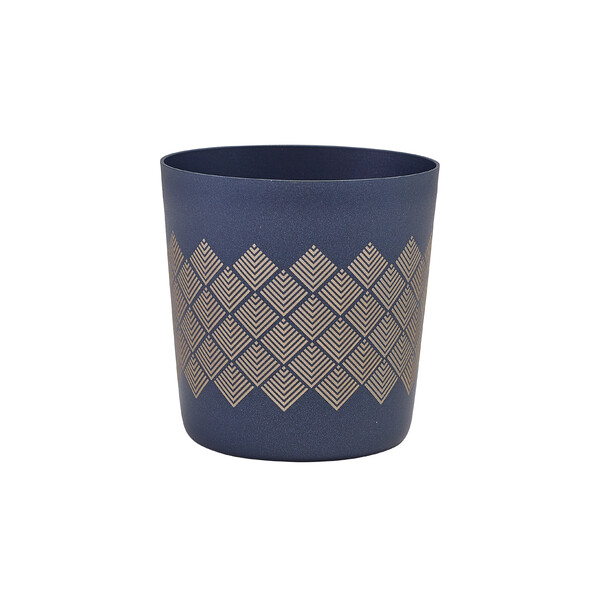 GenWare Metallic Blue Diamond Serving Cup 8.5 x 8.5cm (Box of 12)